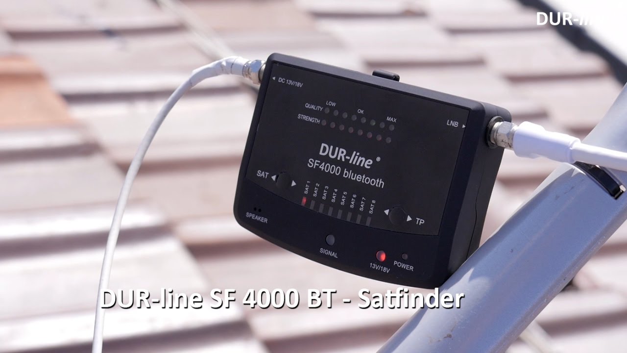 Satfinder - DUR line SF 4000 BT - Bluetooth Satellitenmessgerärt - Sat Meter