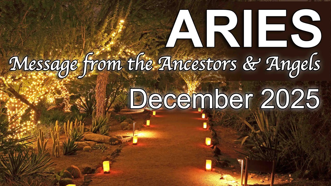 ARIES &ldquo;IMPORTANT COMMUNICATION! CHANGE HAPPENS FAST&rdquo; Angel & Ancestor Message December 2025 Tarot