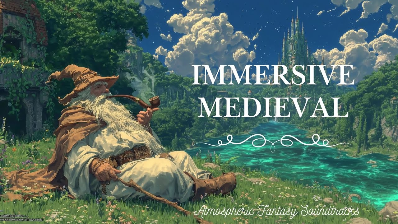 Погружающая Средневековая и Фэнтезийная Музыка для Приключений, с Мудрым Волшебником