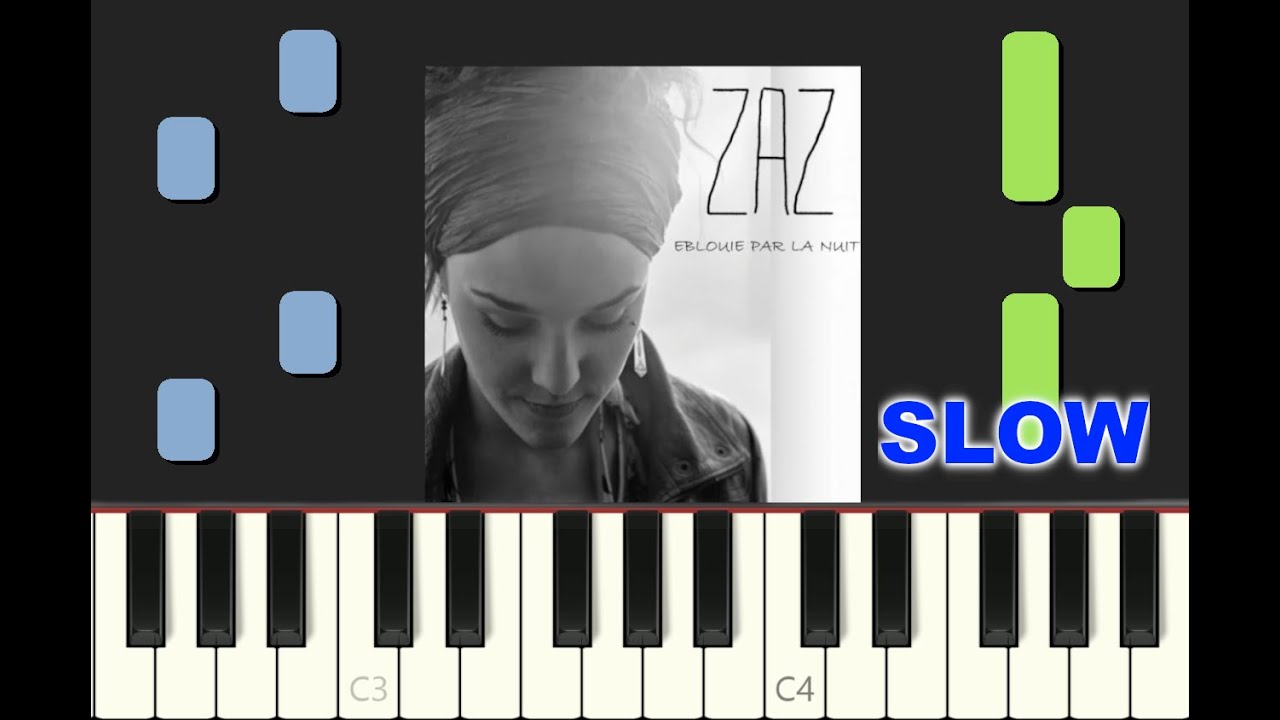 SLOW piano tutorial 