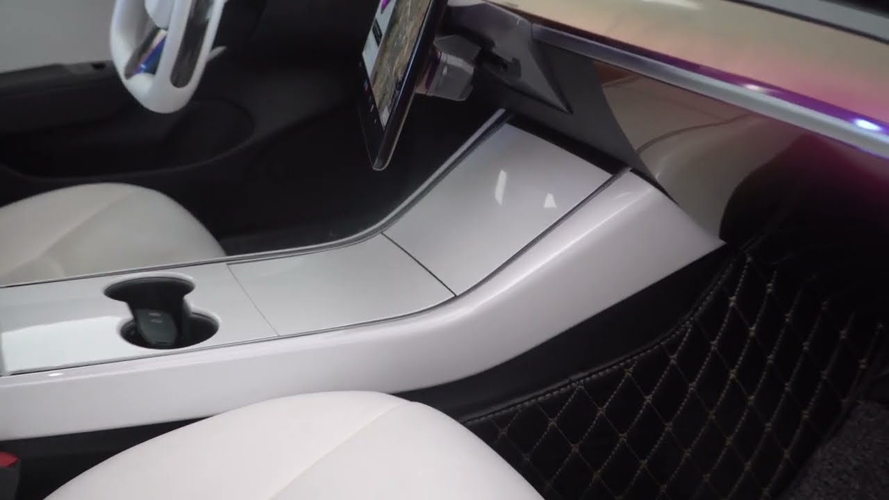 Tesla Model 3 & Y Ambient RGB Lights from EV BASE!