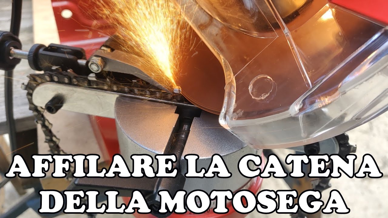 Come affilare la catena della motosega