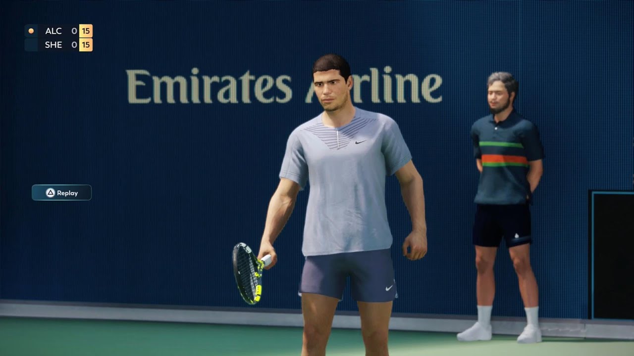 TopSpin 2K25 - Carlos Alcaraz vs Ben Shelton - US Open - PS5 Gameplay