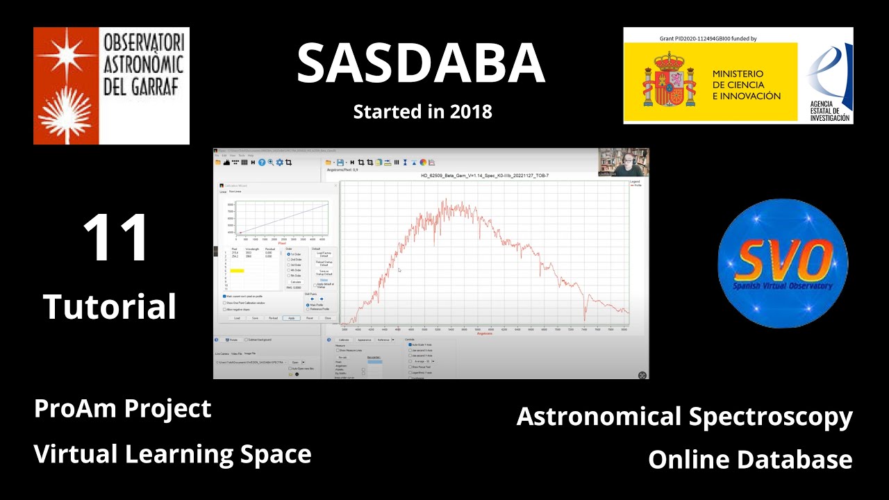 Calibración tipo espectral K (II) con RSpec I Sesión 11 I SASDABA Project