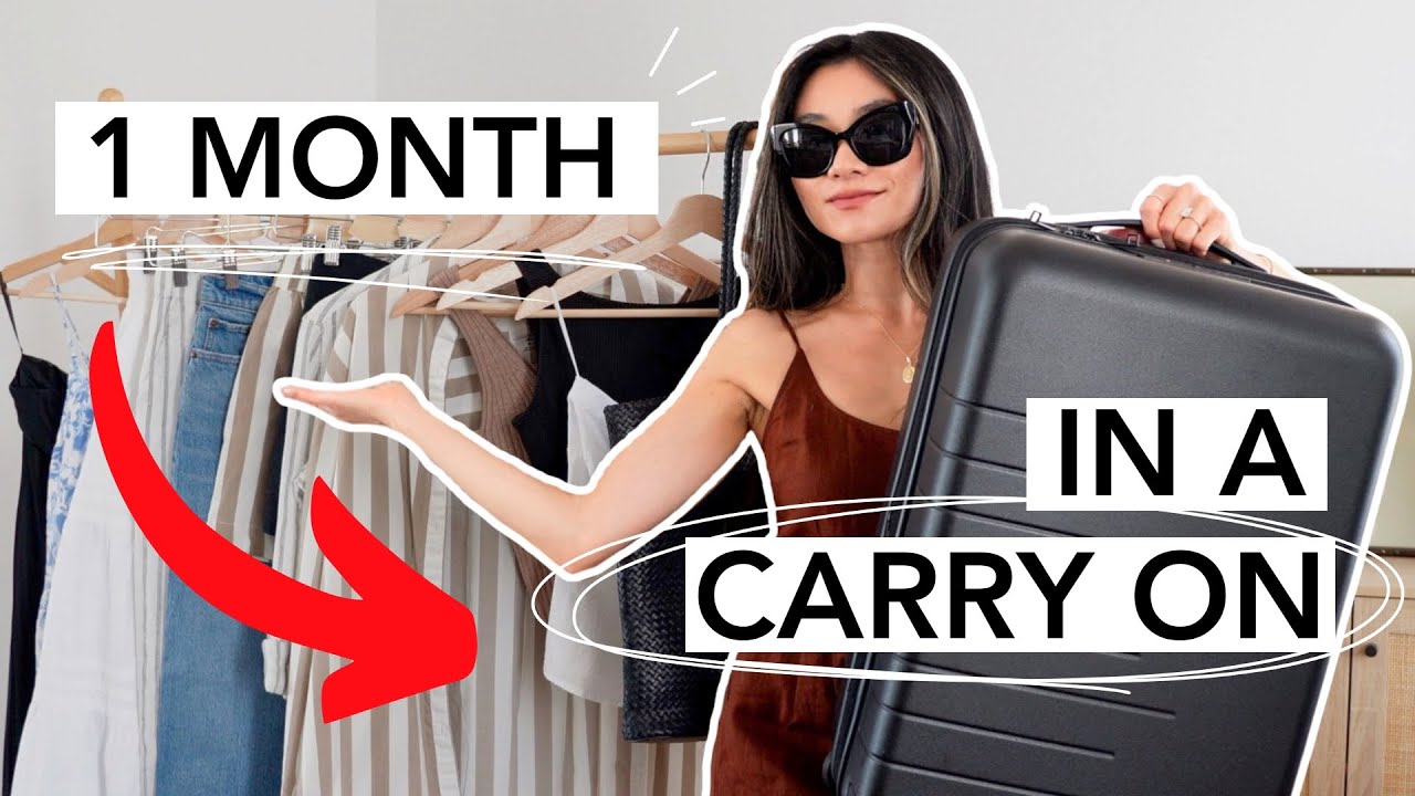 How I ALWAYS Travel CARRY ON ONLY  ✈️  Minimalist Packing for long trips