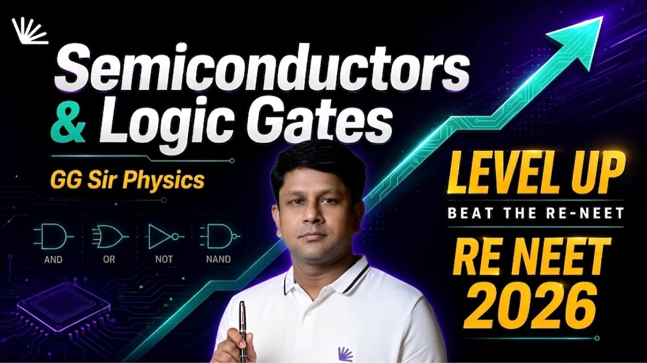 RENEET 2026 : SEMICONDUCTORS & LOGIC GATES | LEVEL UP | ONE SHOT | NEET 2026 2.0  | CONCEPTS | PYQS