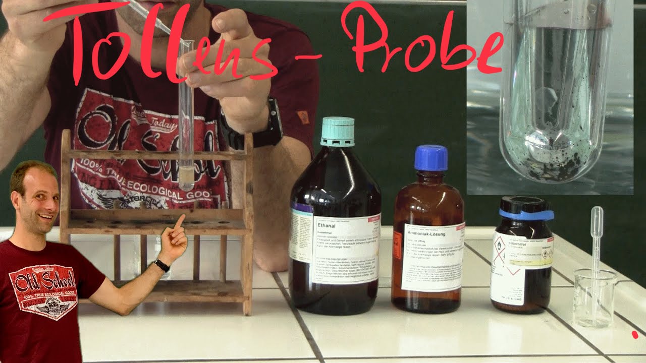 Tollens Probe - Experiment und Reaktionsgleichung