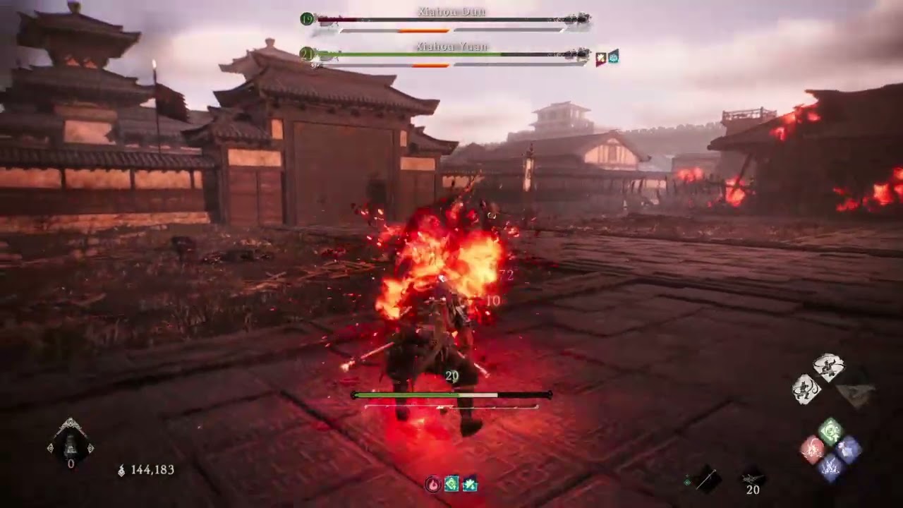 The Two Walls Stand Tall with unupgraded (+0) weapons on Rising Dragon (at release)
