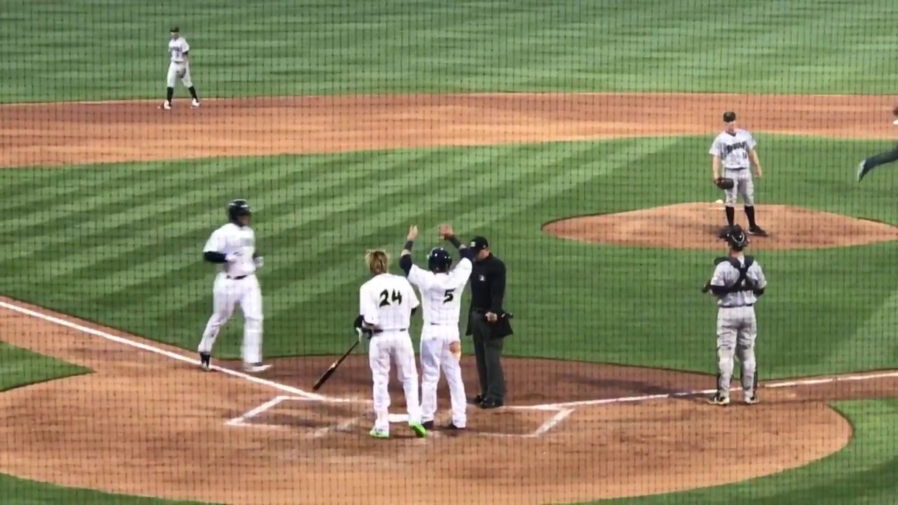 Tim Tebow Homers in First At Bat