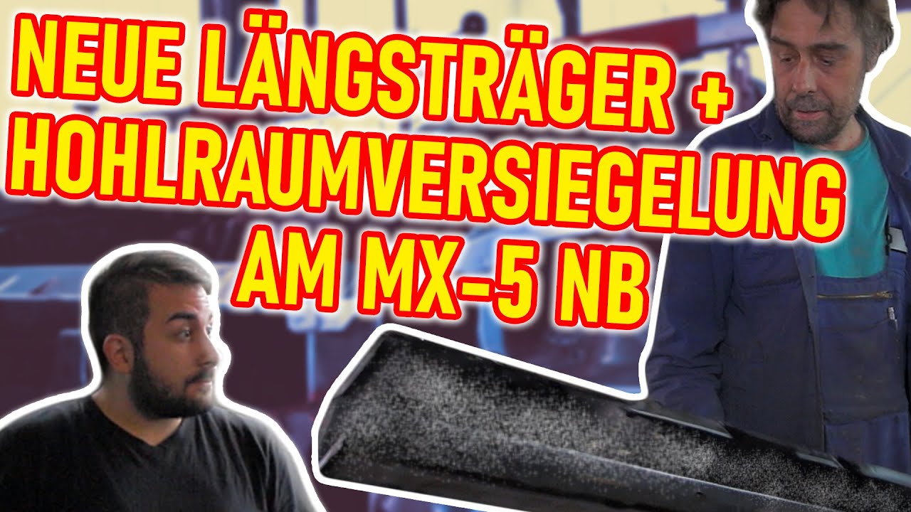 Rost am MX 5 NB | MX 5 Restaurierung | Längsträger Restaurierung und Hohlraumversiegelung