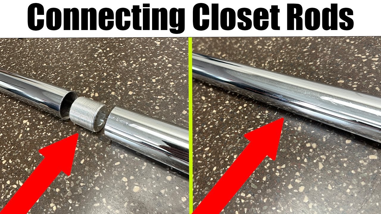 The STRONGEST Connecting Closet Rods EVER!