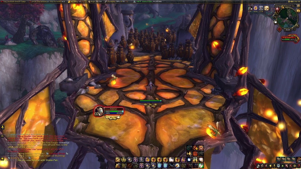 WoW Run With The Wind achievement (Siege of Niuzao Temple instance)