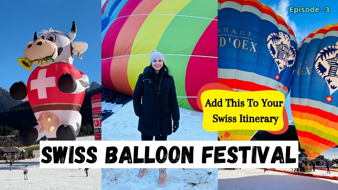 Hot Air Balloon ride over the Alps in Switzerland | MUST TRY EXPERIENCE, Switzerland Travel Vlog