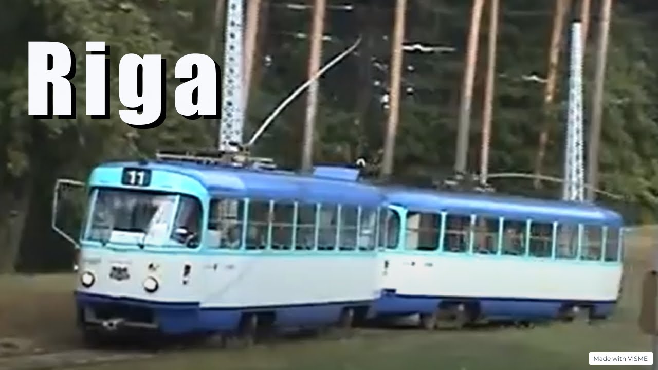 Trams in Riga 🇱🇻