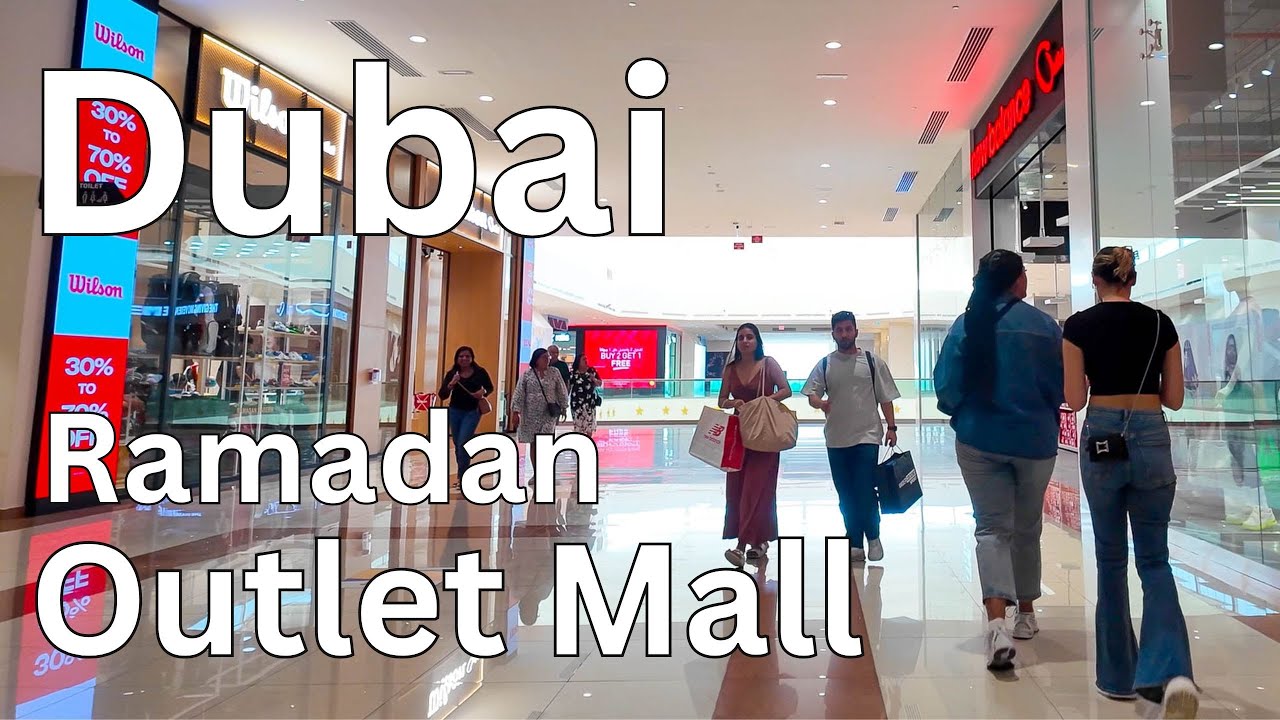 EXPLORE Dubai's LARGEST Outlet Mall in 4K! 🇦🇪