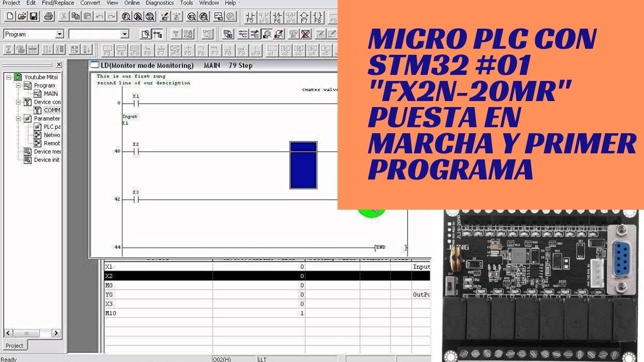 ⚡ Micro PLC con STM32 Cap_01 