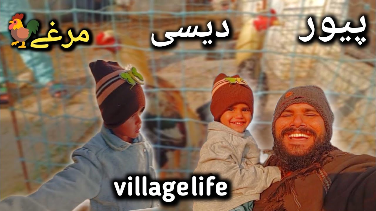 Gaon Ki Zindagi | Nizla Zukam, Dua Salam & Desi Aseel Murghay | Village Vlog