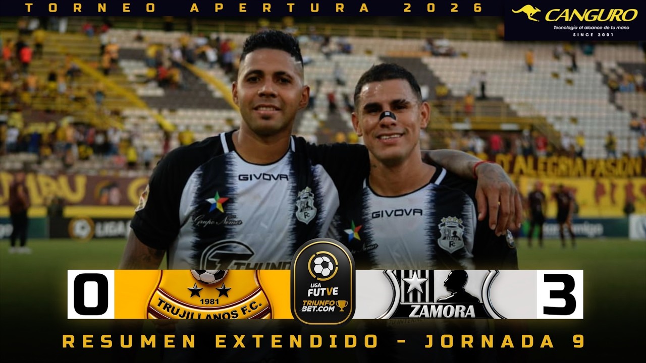 RESUMEN EXTENDIDO | Trujiillanos - Zamora | Liga FUTVE Triunfobet