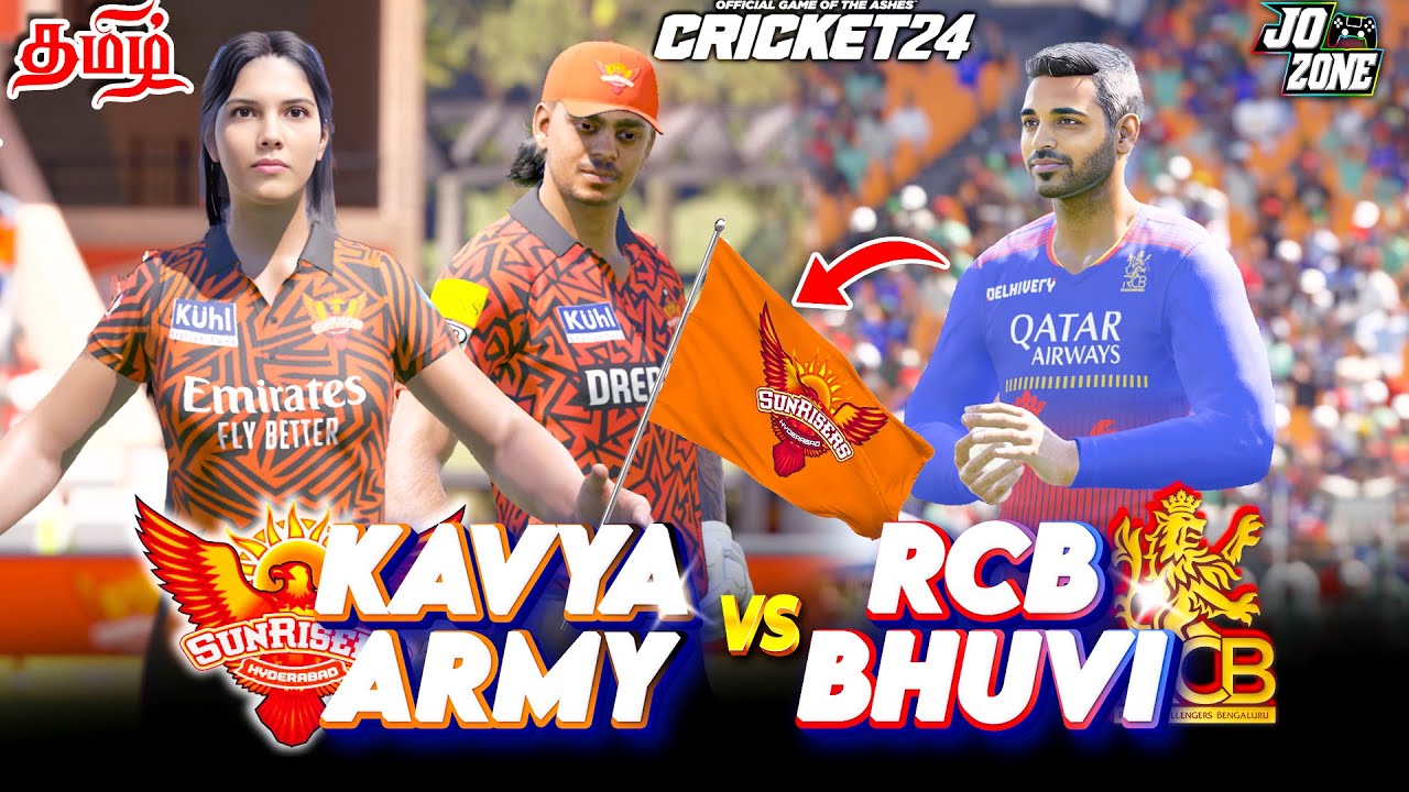 🎇💸ஆரஞ்ச் படை🧡vs❤ கோஹ்லி படை | IPL Fever Started ! IPL 2025 Auction RCB vs SRH Cricket 24 | Jo Zone