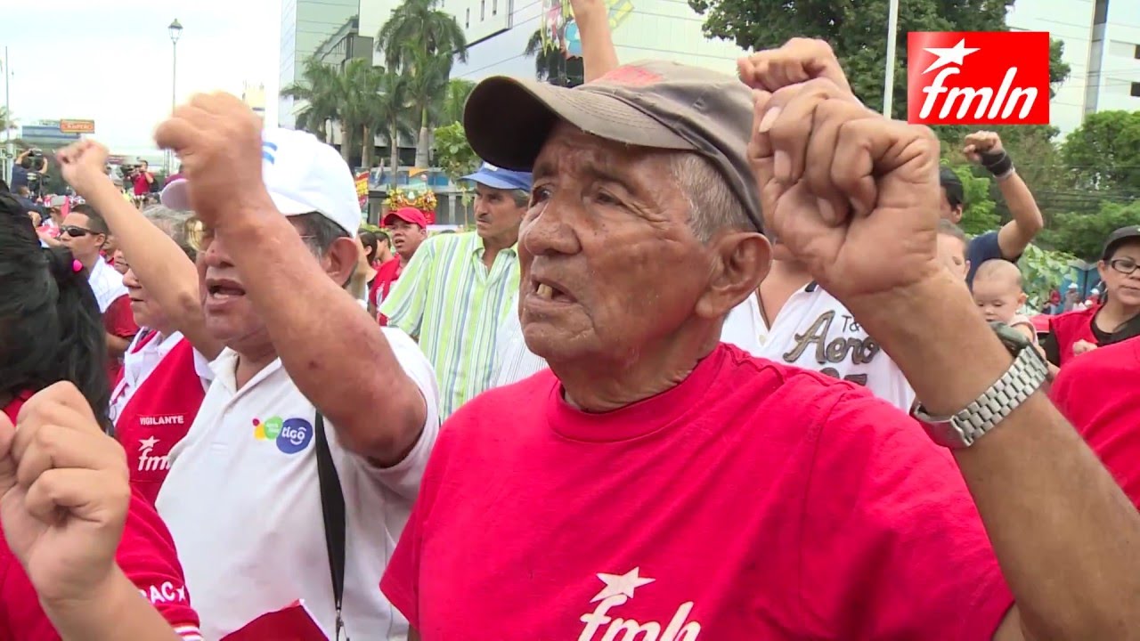 Himno de la Unidad,  1 de Mayo 2016, Plaza Salvador del Mundo