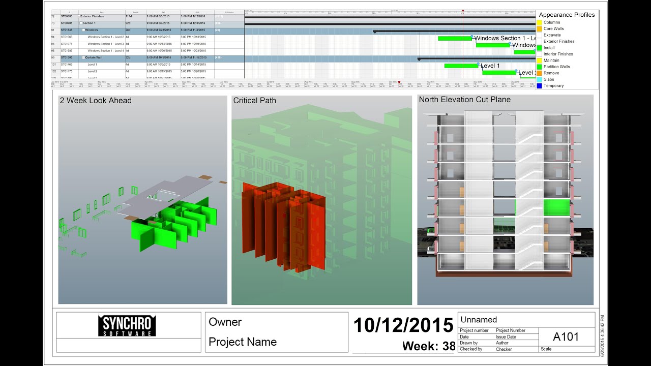 Creating a Weekly Report in Synchro