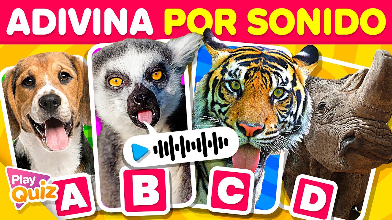 Adivina el Animal por su Sonido 🔊🦁🤔 | Play Quiz de Animales