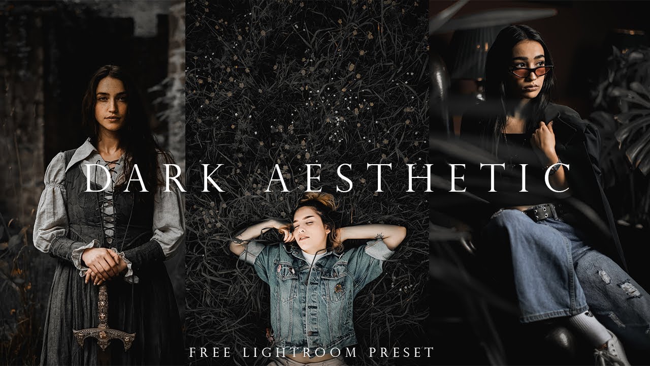 Dark Aesthetic Free Lightroom Preset | Lightroom Preset Free DNG XMP download | lightroom tutorial