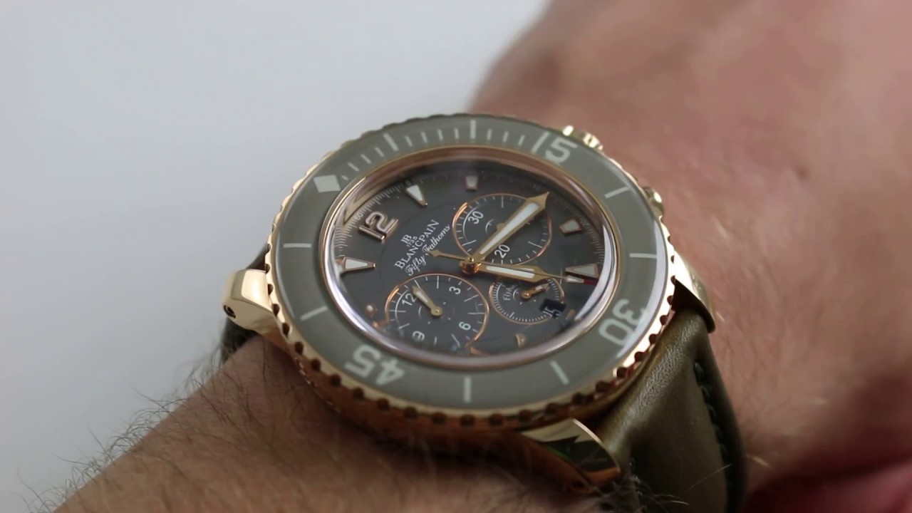 Blancpain Fifty Fathoms Chronograph Flyback Sport Ref. 5085F-3630-52 Watch Review