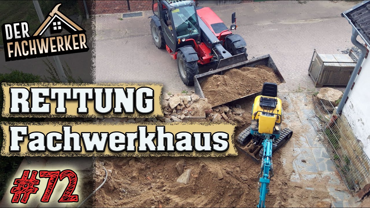 Fachwerkhaus VLog #72 - Alle Maschinen im Einsatz und Neuigkeiten vom Bauamt!