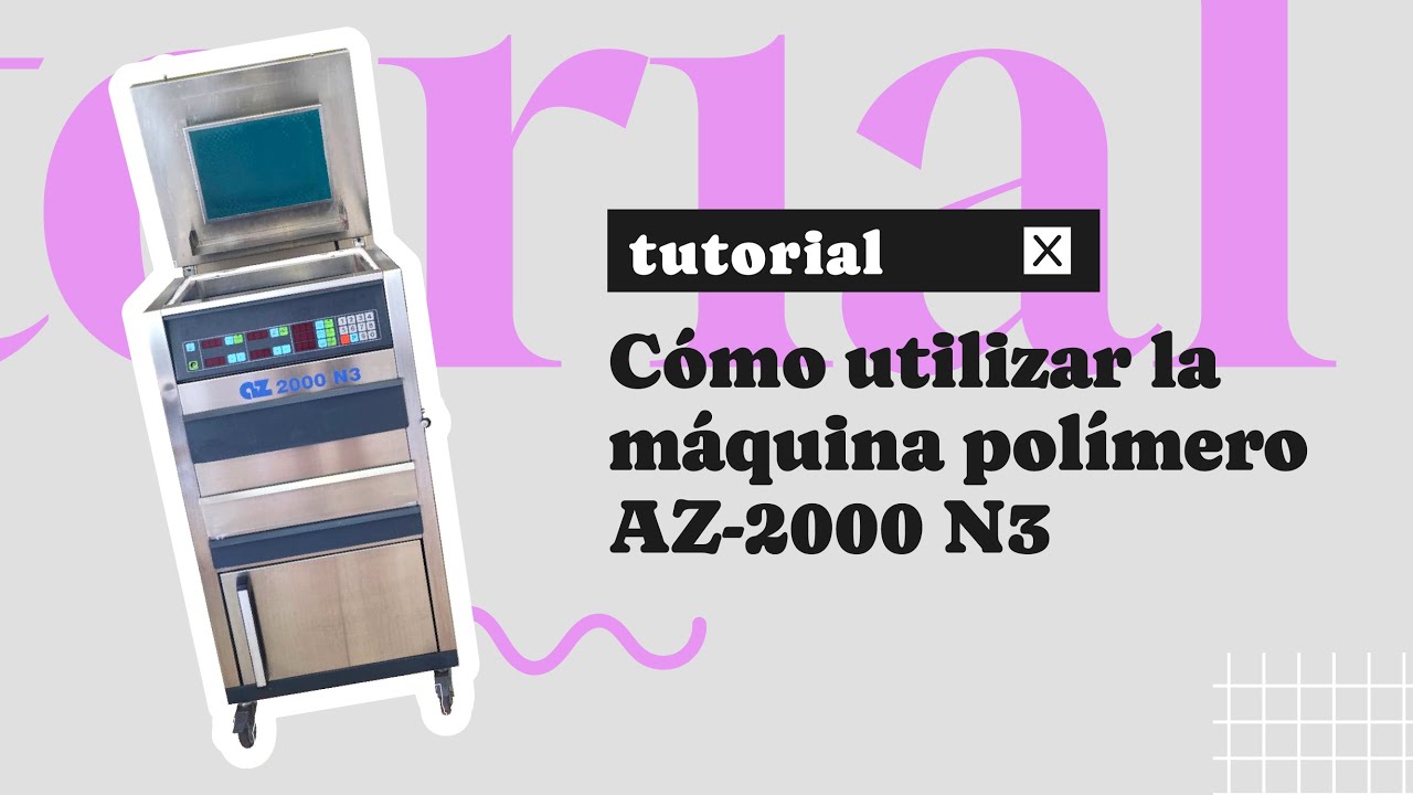 🎬 Cómo utilizar la máquina polímero AZ-2000 N3