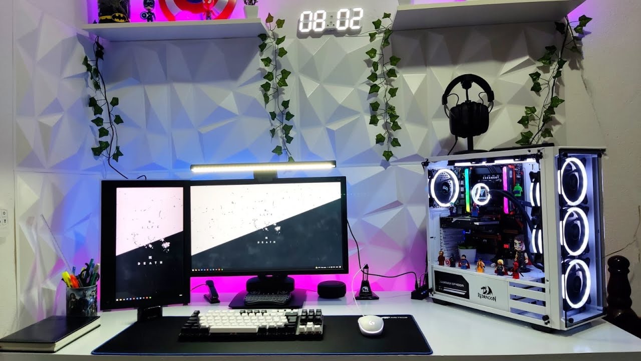 Mudei o Setup Envelopando a Mesa de Branco - SETUP BRANCO
