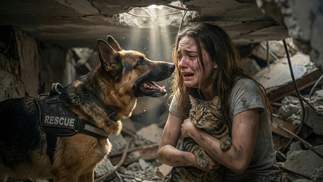 Ela Estava Soterrada com Seu Gato… Até Um K9 Ouvir Algo Inacreditável