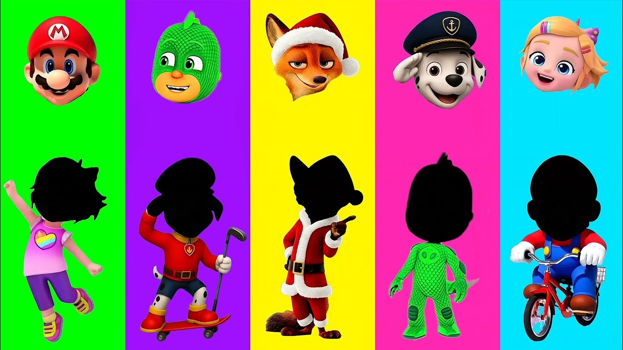 Wrong eyes👀 challenge DAME TU COSITA Pj Masks Funny Puzzle Wrong Heads