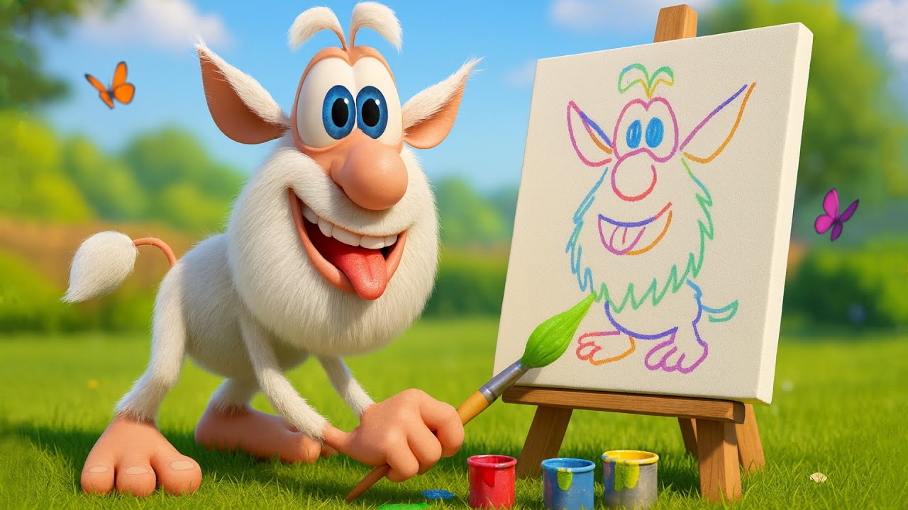 Буба - Раскраска Бубы 🎨 Мультфильм для детей