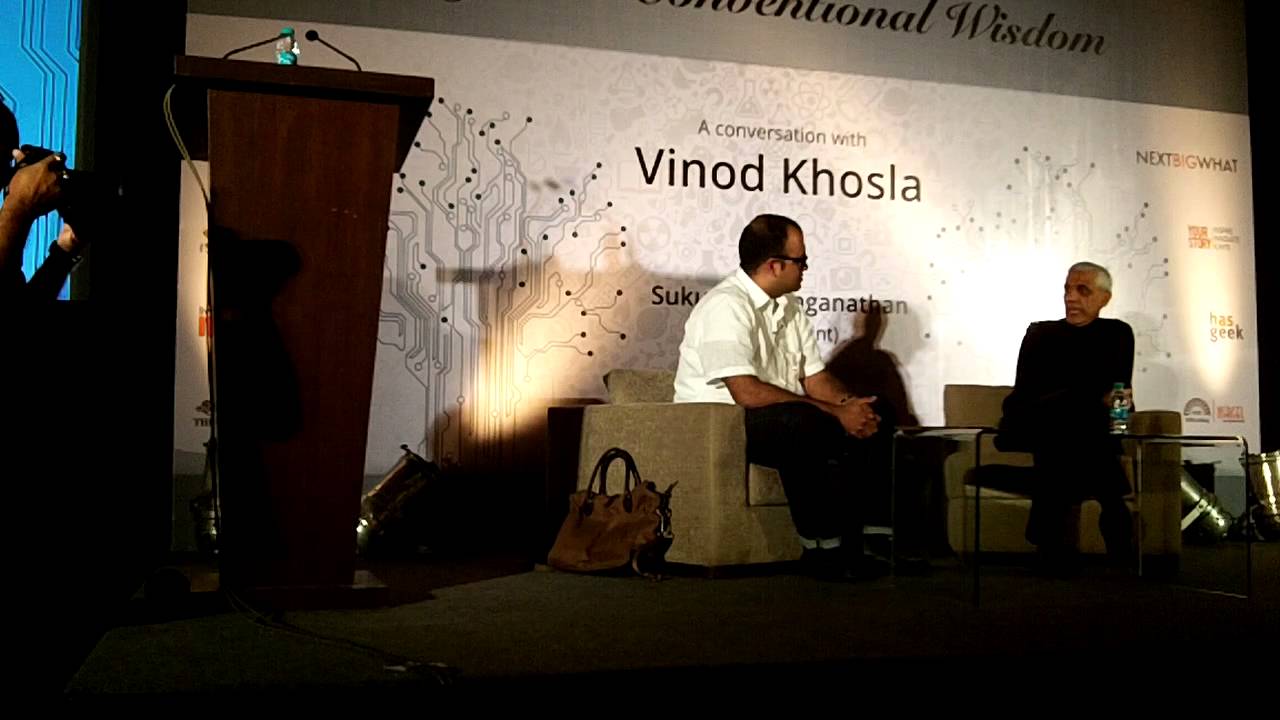 01 of 14   Sukumar Ranganathan, Editor, Mint, in conversation with Vinod Khosla