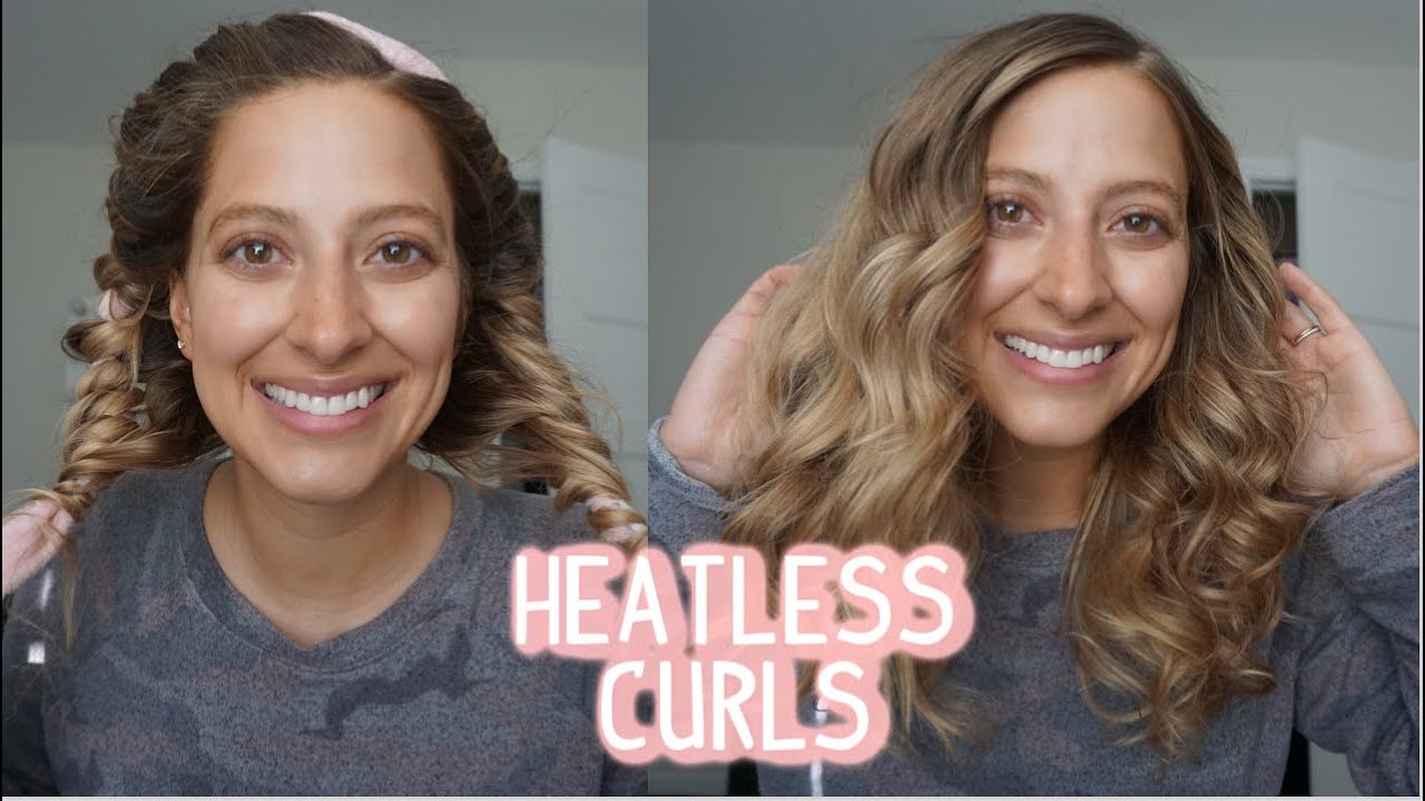 OVERNIGHT HEATLESS CURLS! -HAIRSTYLE for LONG, MEDIUM, AND SHORT HAIR!