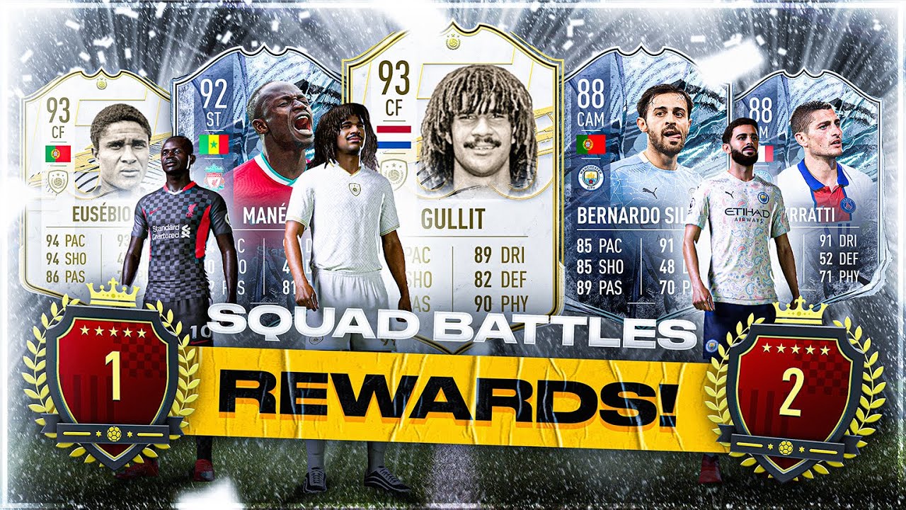 What do you get from 1st in the World Squad Battles Rewards?