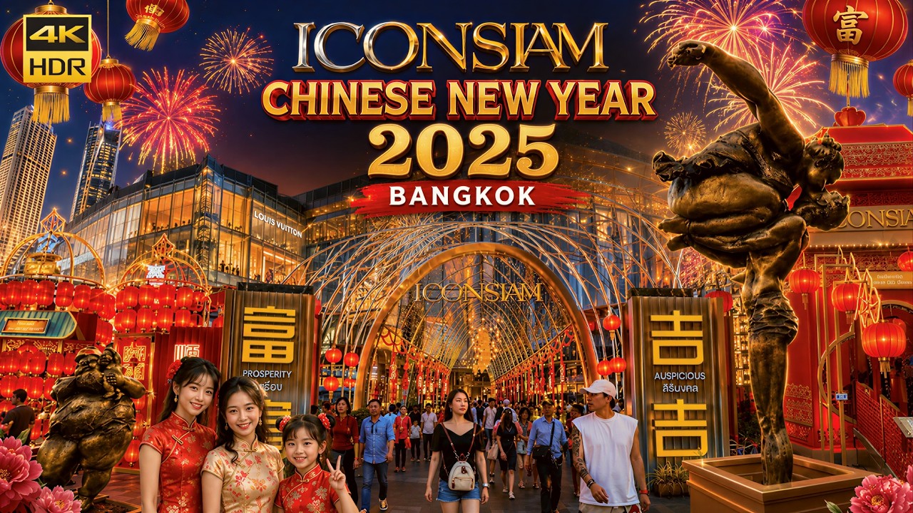 Celebrate Chinese New Year 2025 in Bangkok, Vibrant atmosphere at Iconsiam
