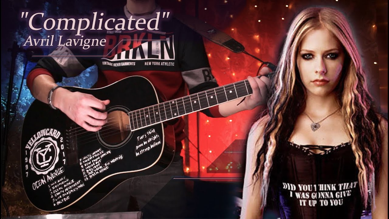 Avril Lavigne - Complicated | Acoustic guitar cover/tutorial | Play along chords