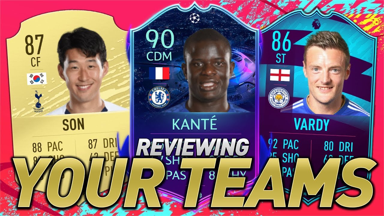 I RATE YOUR TEAMS! INSANE SQUADS! #FIFA20 ULTIMATE TEAM