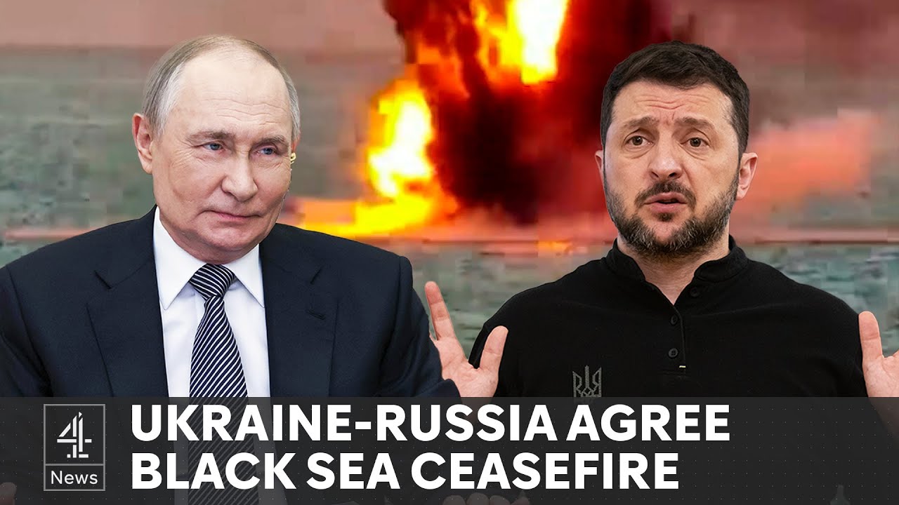 Ukraine and Russia agree to Black Sea ceasefire after US talks