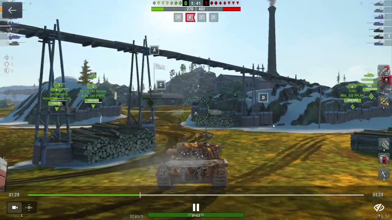 Realistic , 60 TP Lewandowskiego ,4500 plus damage, 4 kills win , WoT Blitz 2026 01 28