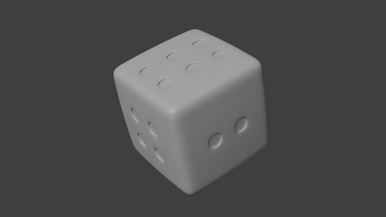 Ludo Dice Modeling in Blender - Quick Tutorial