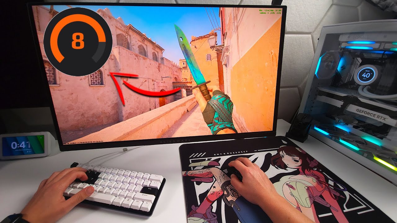 Faceit POV 360hz com Alienware OLED - Rumo ao level 10