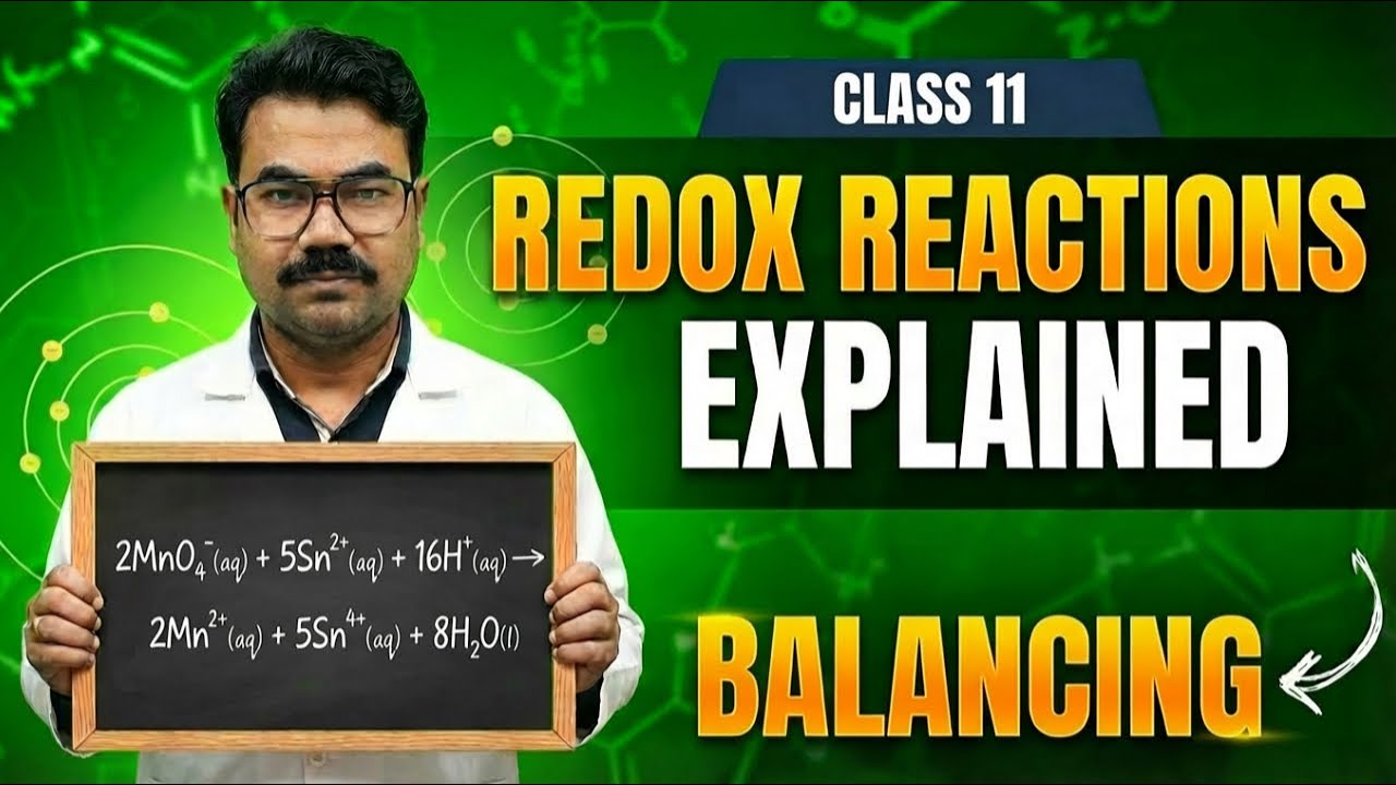 Redox reaction balancing by oxidation number method