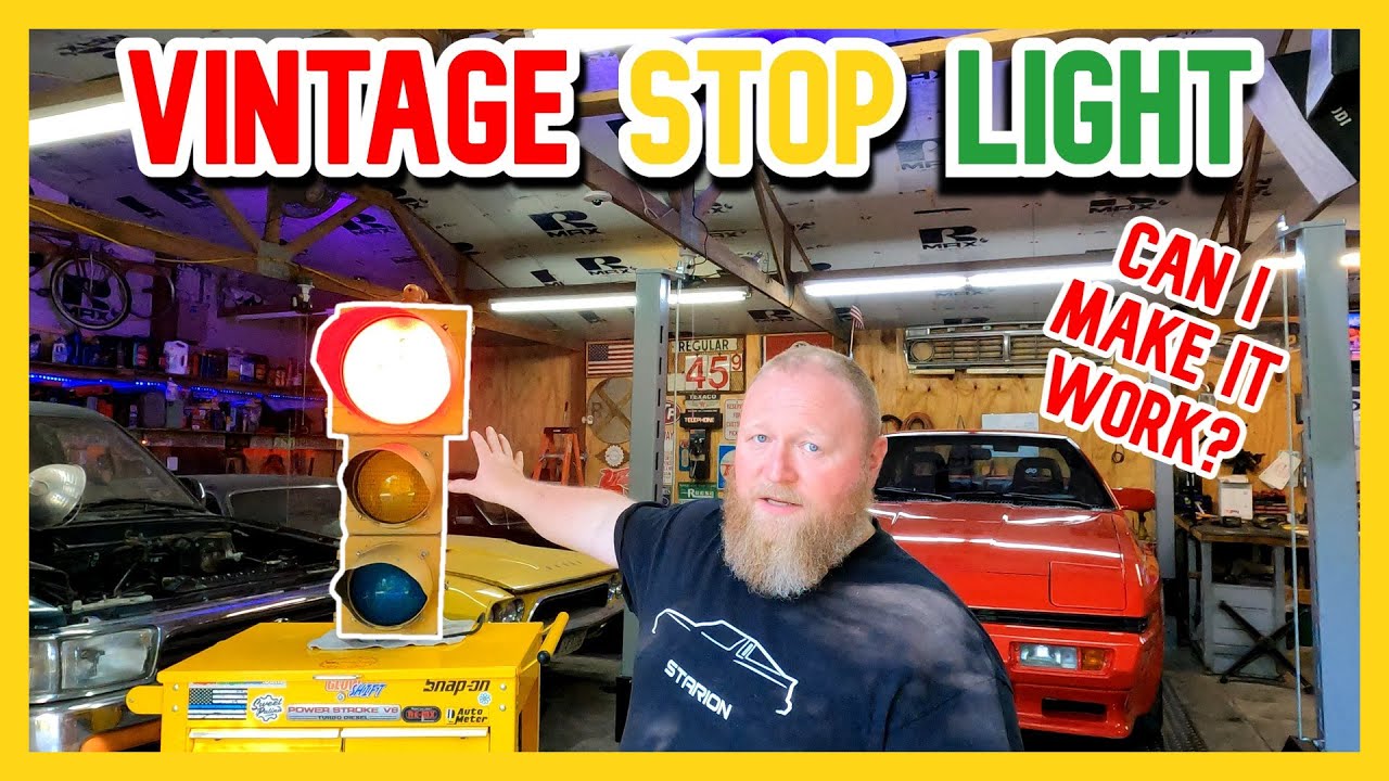 How to Make a Vintage Traffic Light Work in Your Garage