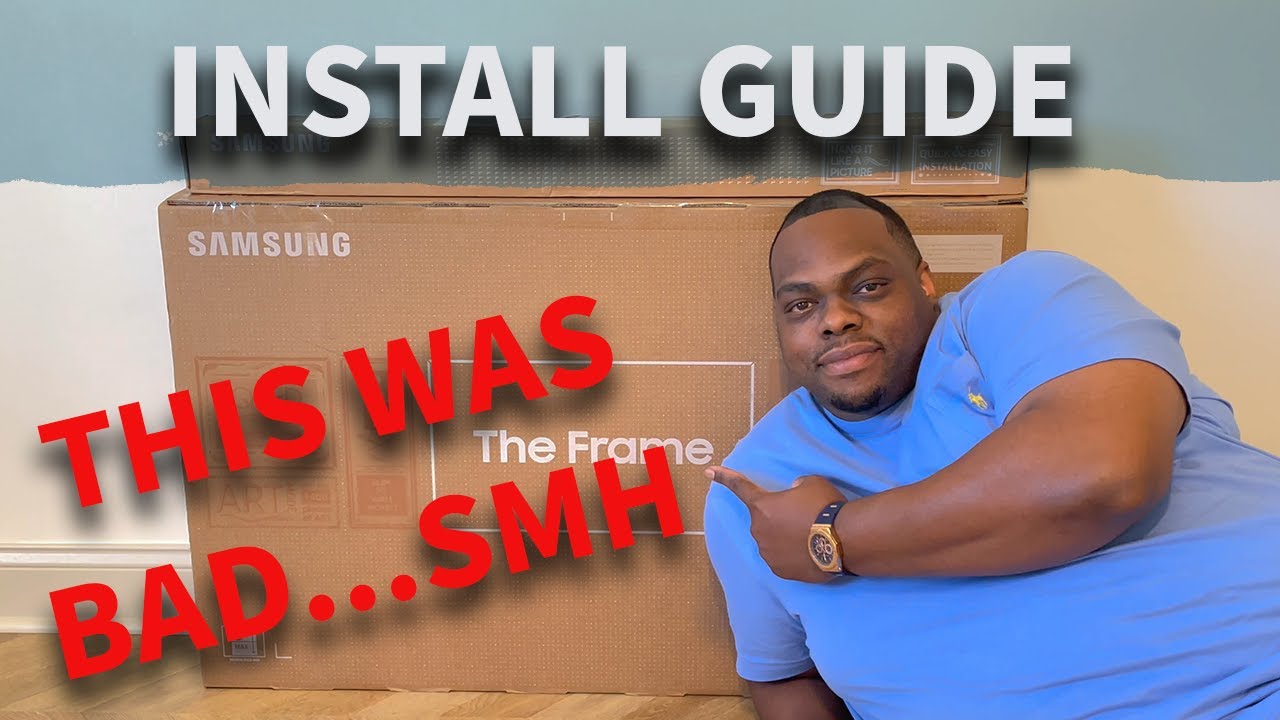 Frame TV Install with No Gap Mount and Custom Bezel