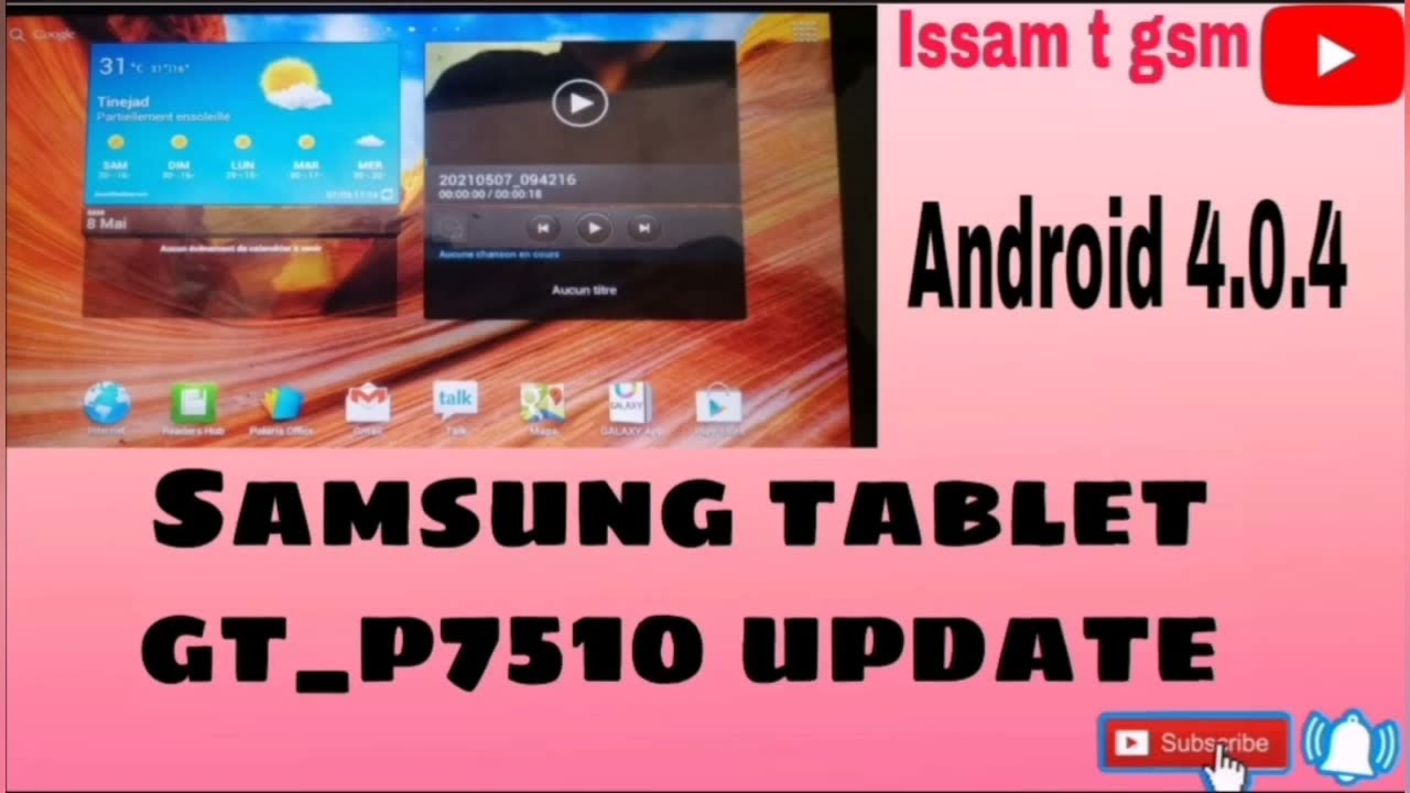 samsung tablet gt p7510 update android 4.0.4
