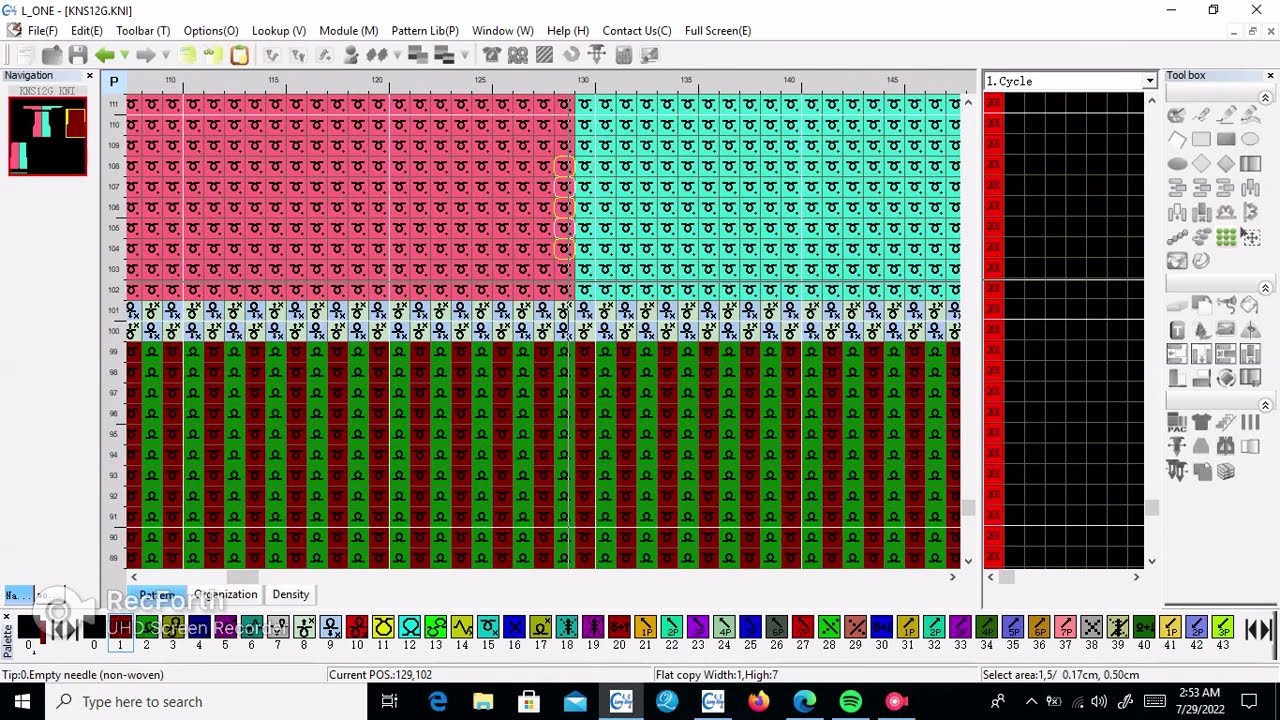 How to Program Jacquard with China Software.