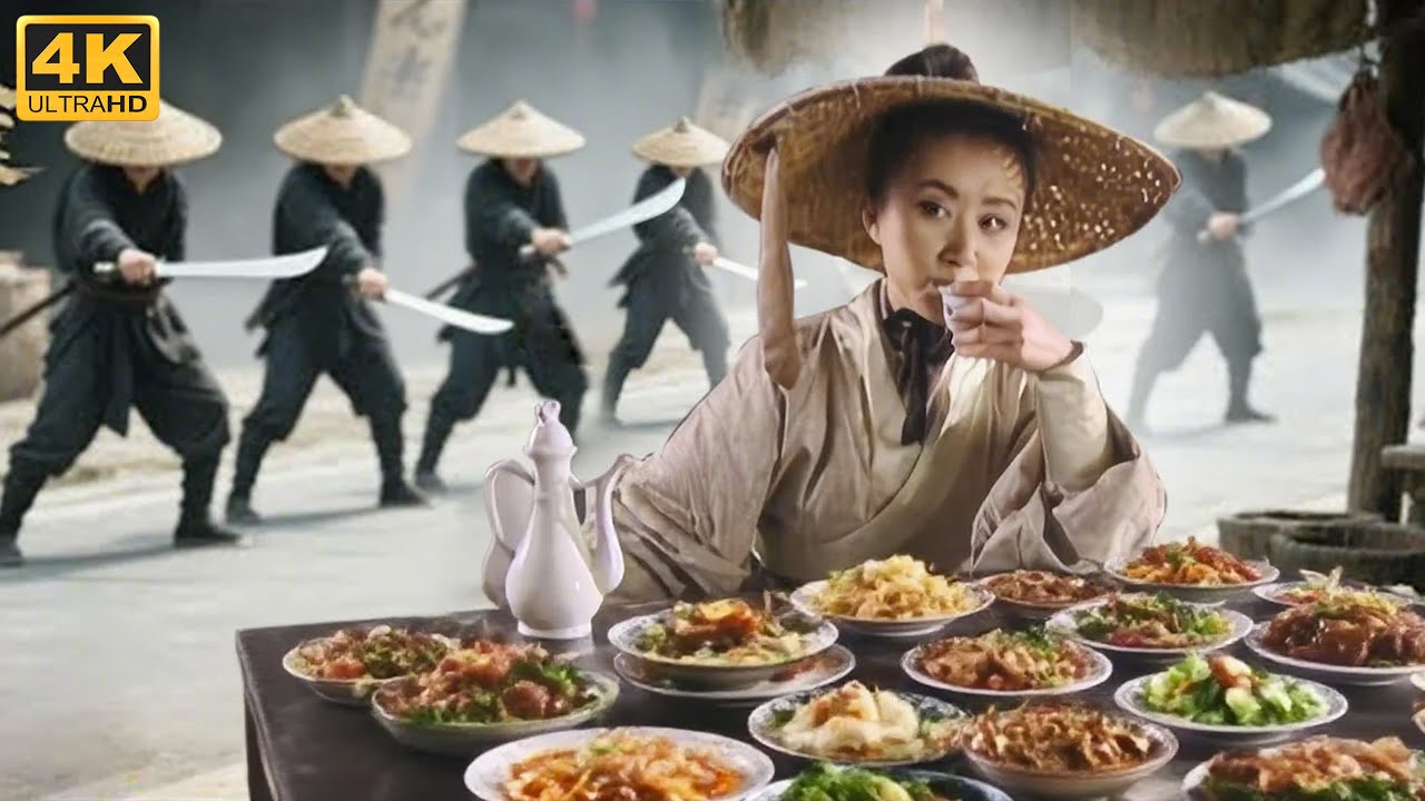 Cô Gái Đang Ăn Thì Cả Đám Giang Hồ Tới Gây Sự, Cô Ấy Rút Kiếm Hạ Sạch Bọn Chúng Rồi Bỏ Đi | Phim Lẻ